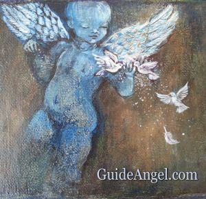 Guide Angel Art work by Diane Tremblay http://DianeArt.com